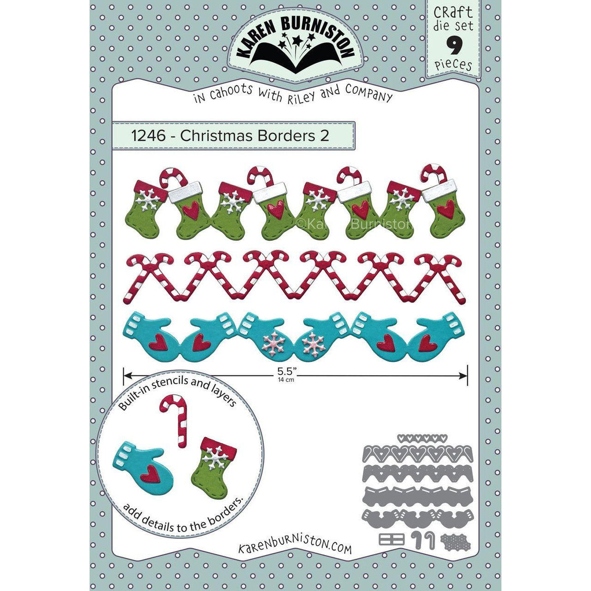 Jeanine's Art JEANINE DIES XMAS BORDR, Christmas Border, Lovely Christmas -  Simply Special Crafts