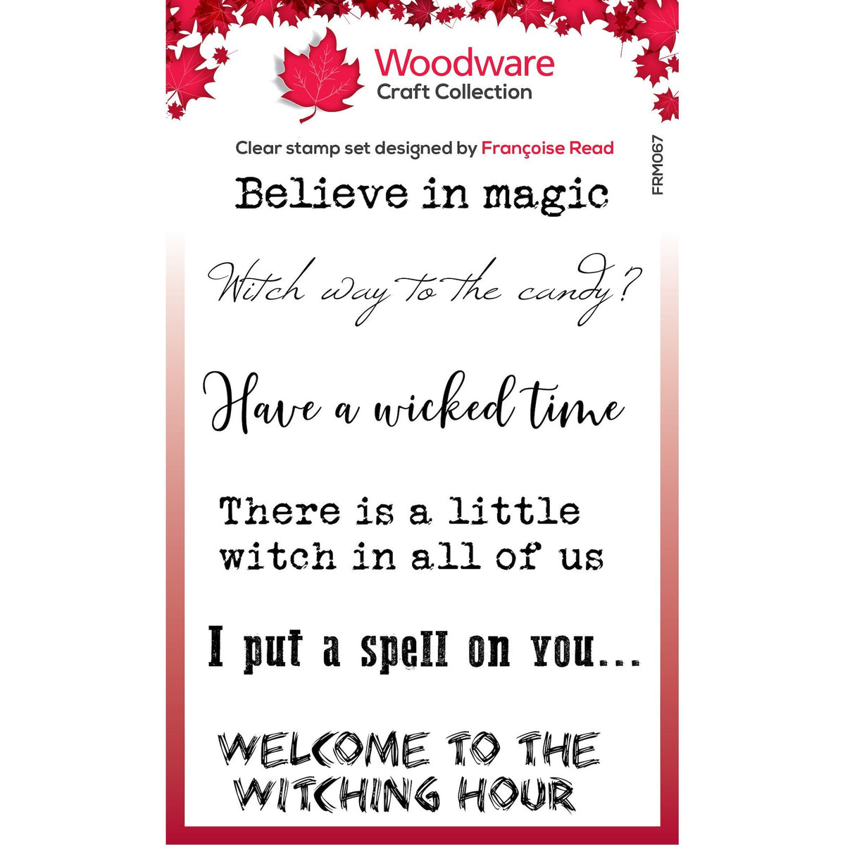 Woodware Craft - Clear Stamp - Little Bee