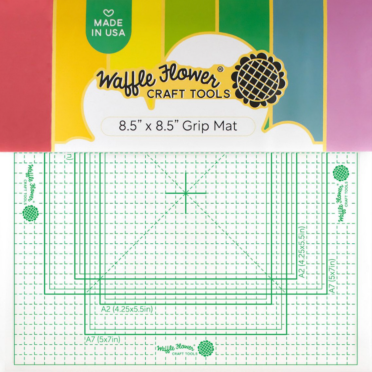  Project Grip - Double Sided Silicone Craft Mat - White -  Medium - 12x12 - 3 pack