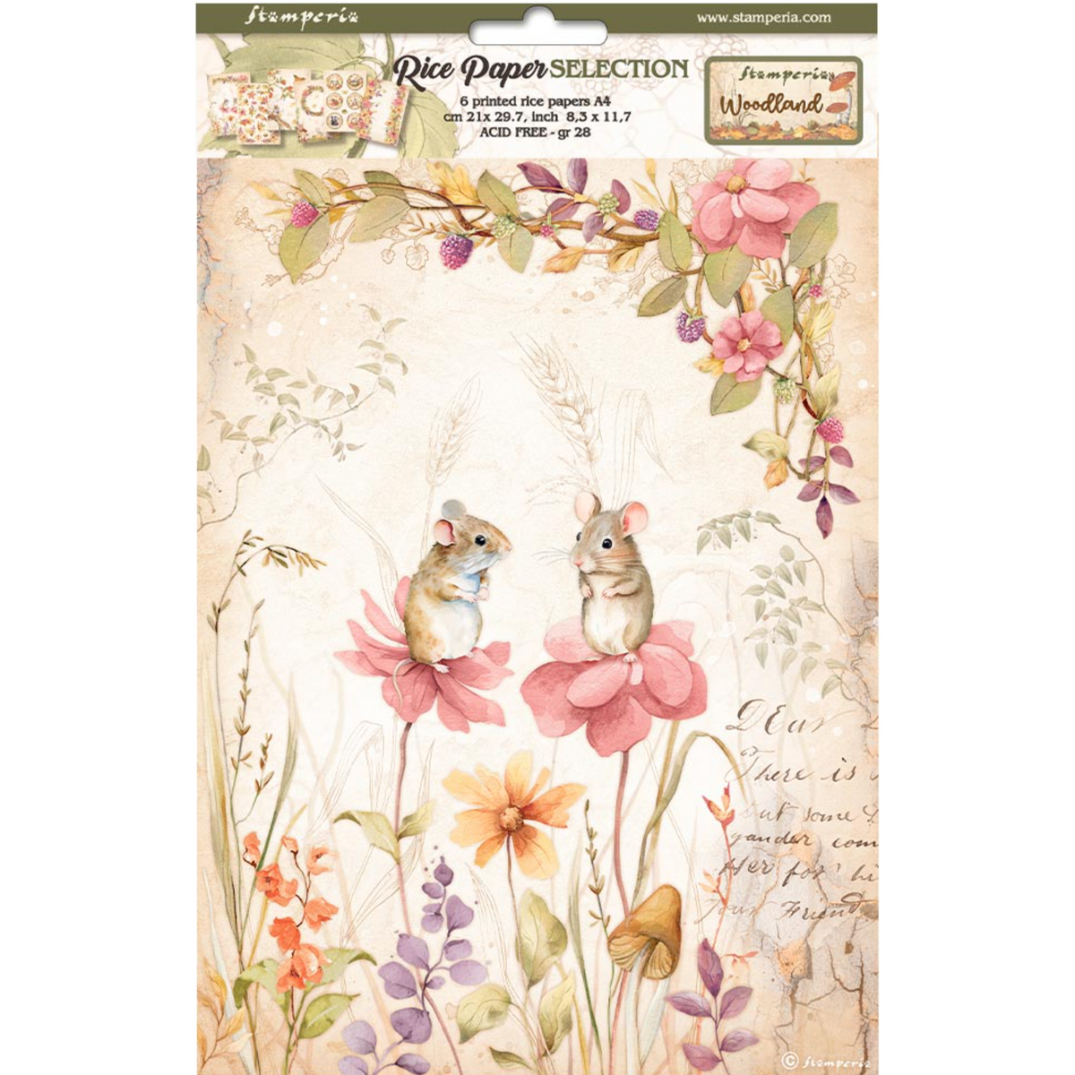 Stamperia - Daydream Small Cards Rice Paper