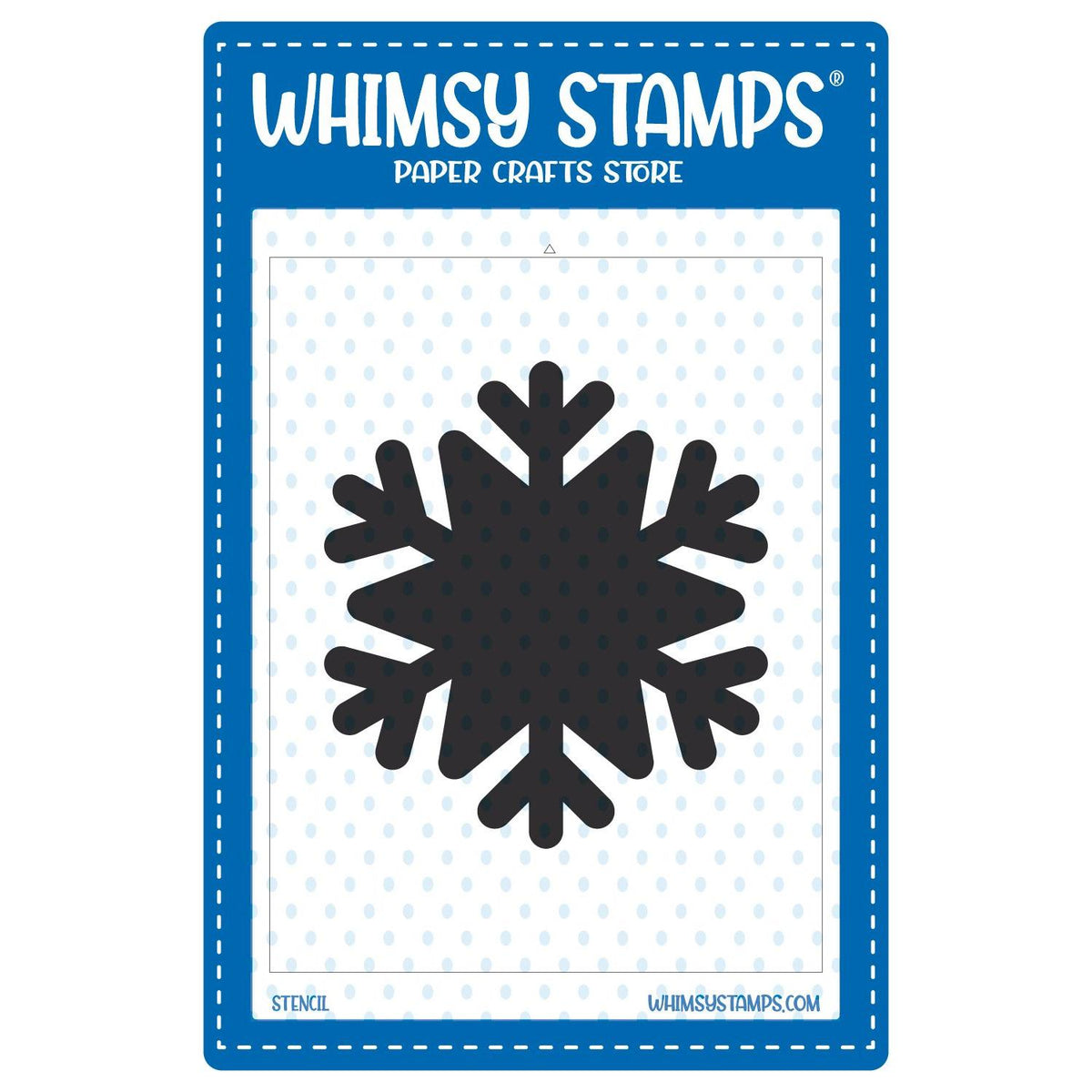 Whimsy Stamps It's a Snowflake Mask Stencil wss142