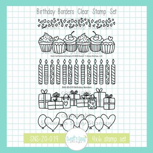 Bold Birthdays Clear Stamp Set - Sweet 'n Sassy Stamps, LLC