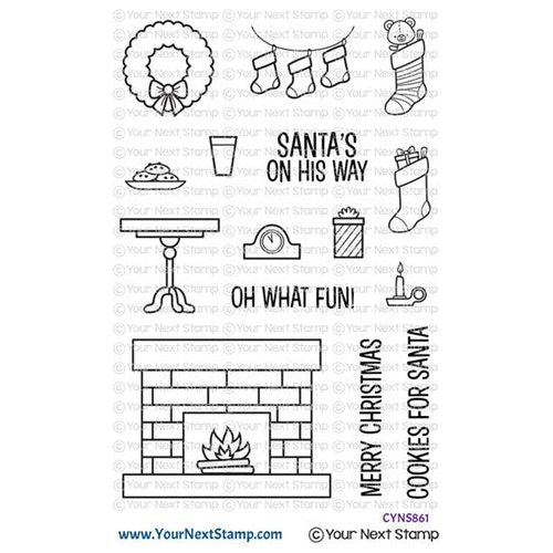 Your Next Stamp Santas On The Way Clear Cyns861 Simon Says Stamp