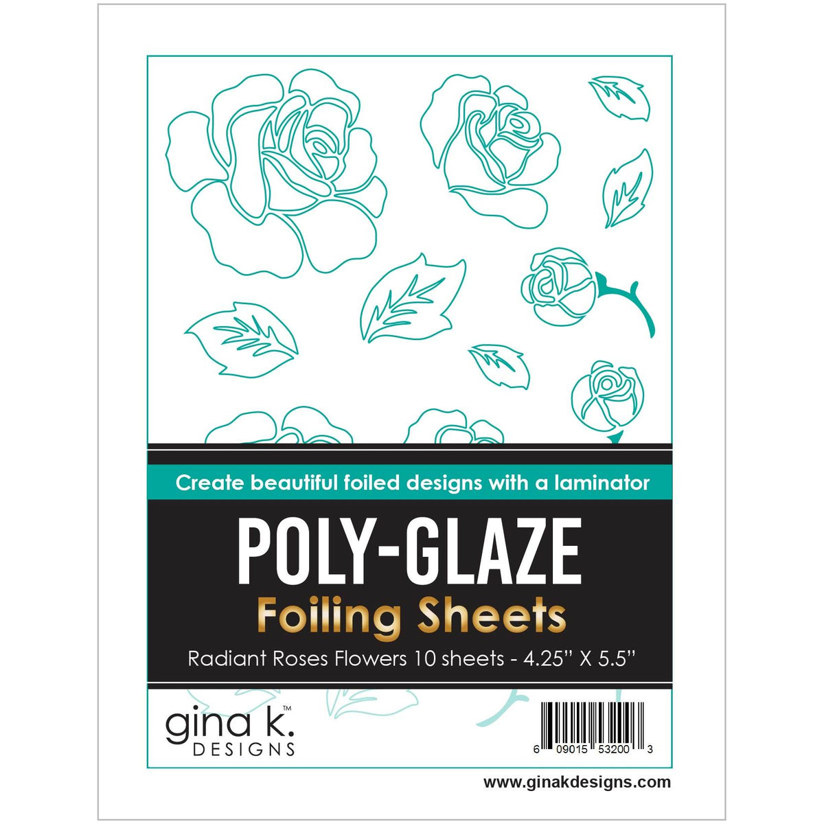 POLY-GLAZE Foiling Sheets- Art Deco