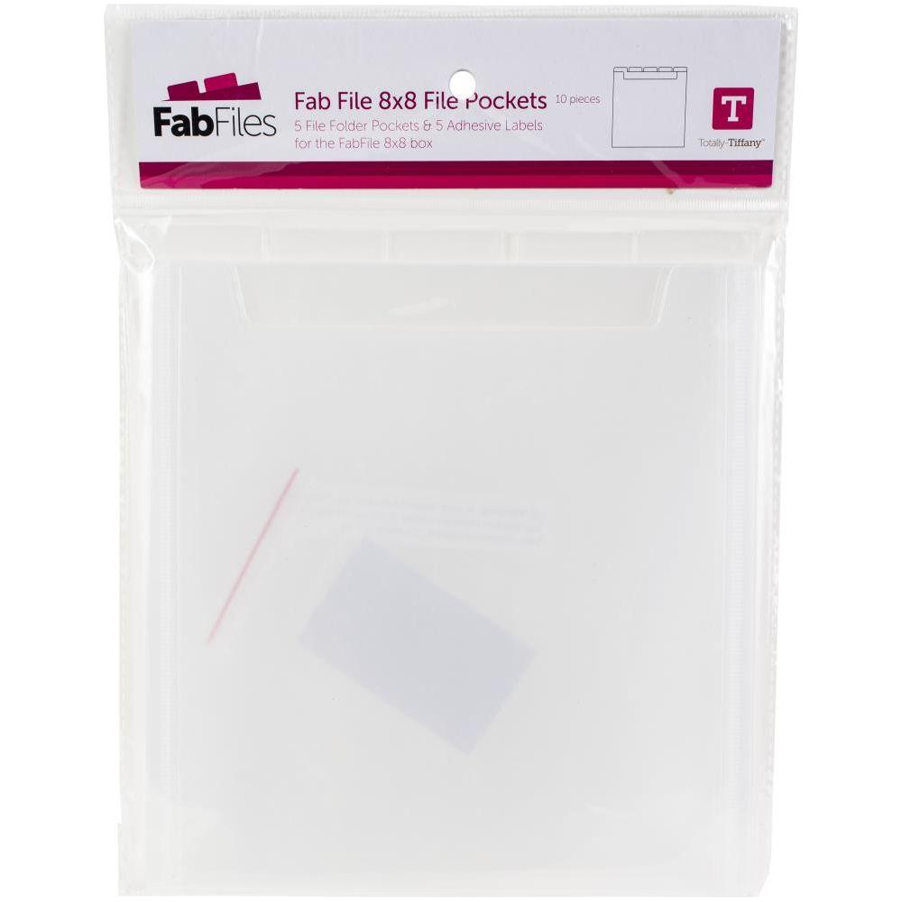 Totally Tiffany 8 x 8 Tabbed Divider Pockets rf-exe5pk