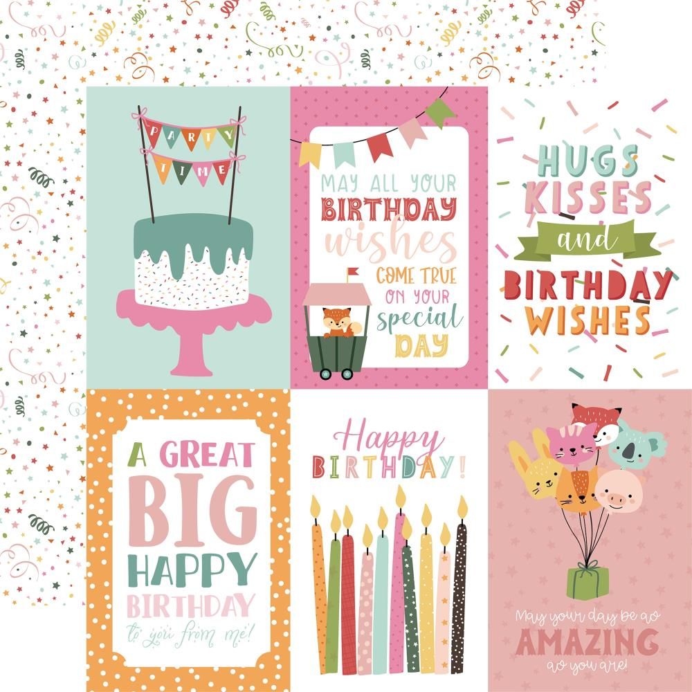 It's Your Birthday Boy Double-Sided Cardstock 12x12 Boy Confetti