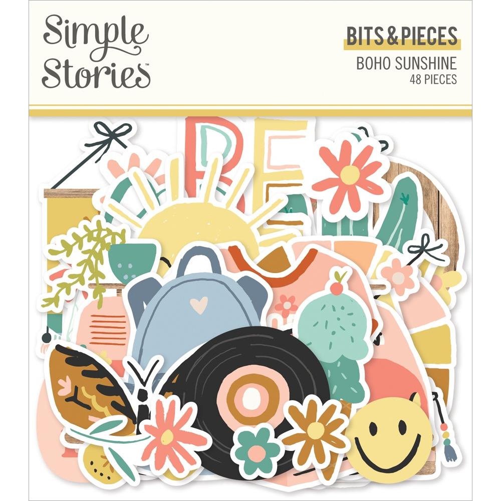 Simple Stories Boho Sunshine Bits And Pieces 19917