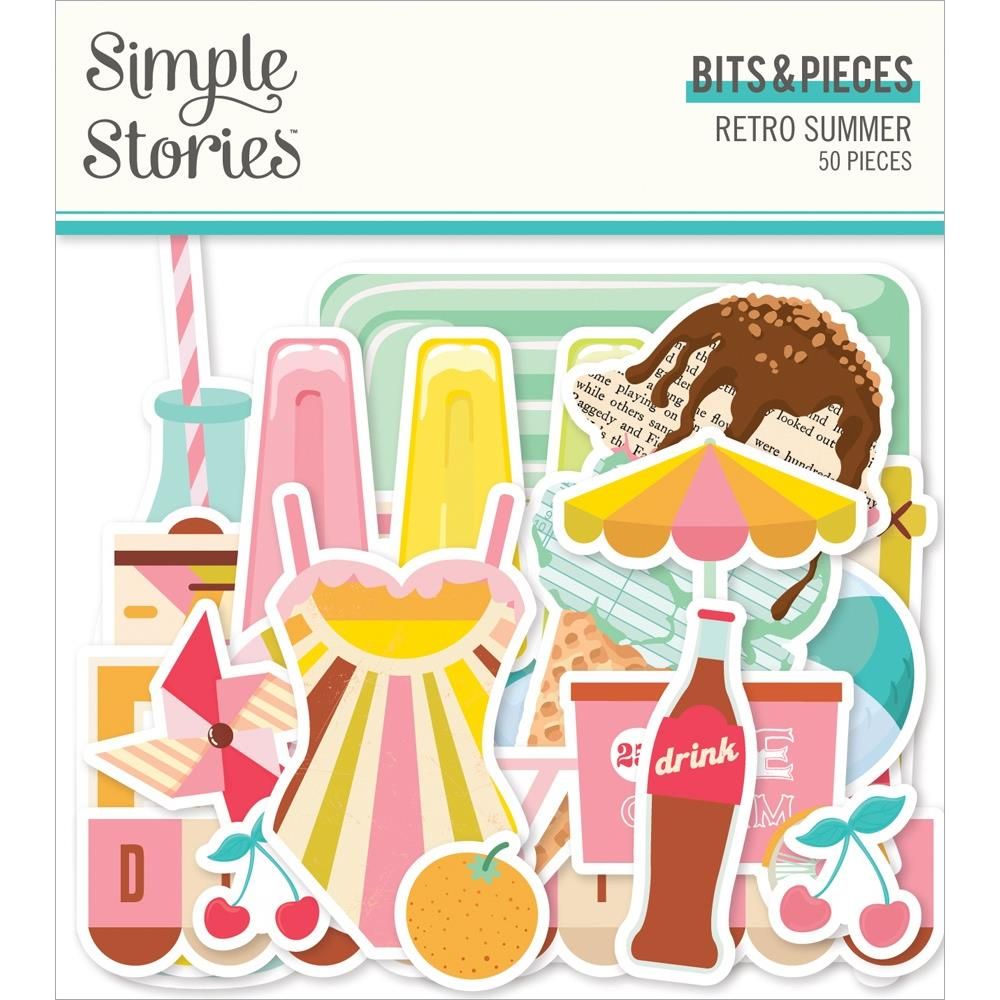 Simple Stories Retro Summer Bits & Pieces