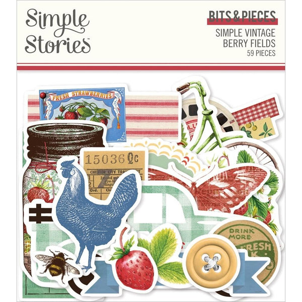 Simple Stories Vintage Berry Fields Washi Tape 20133 – Simon Says