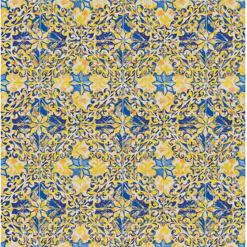 Crafter's Companion Mediterranean Dreams 6 x 6 Paper Pad med-pad6 Yellow and Blue Lattice