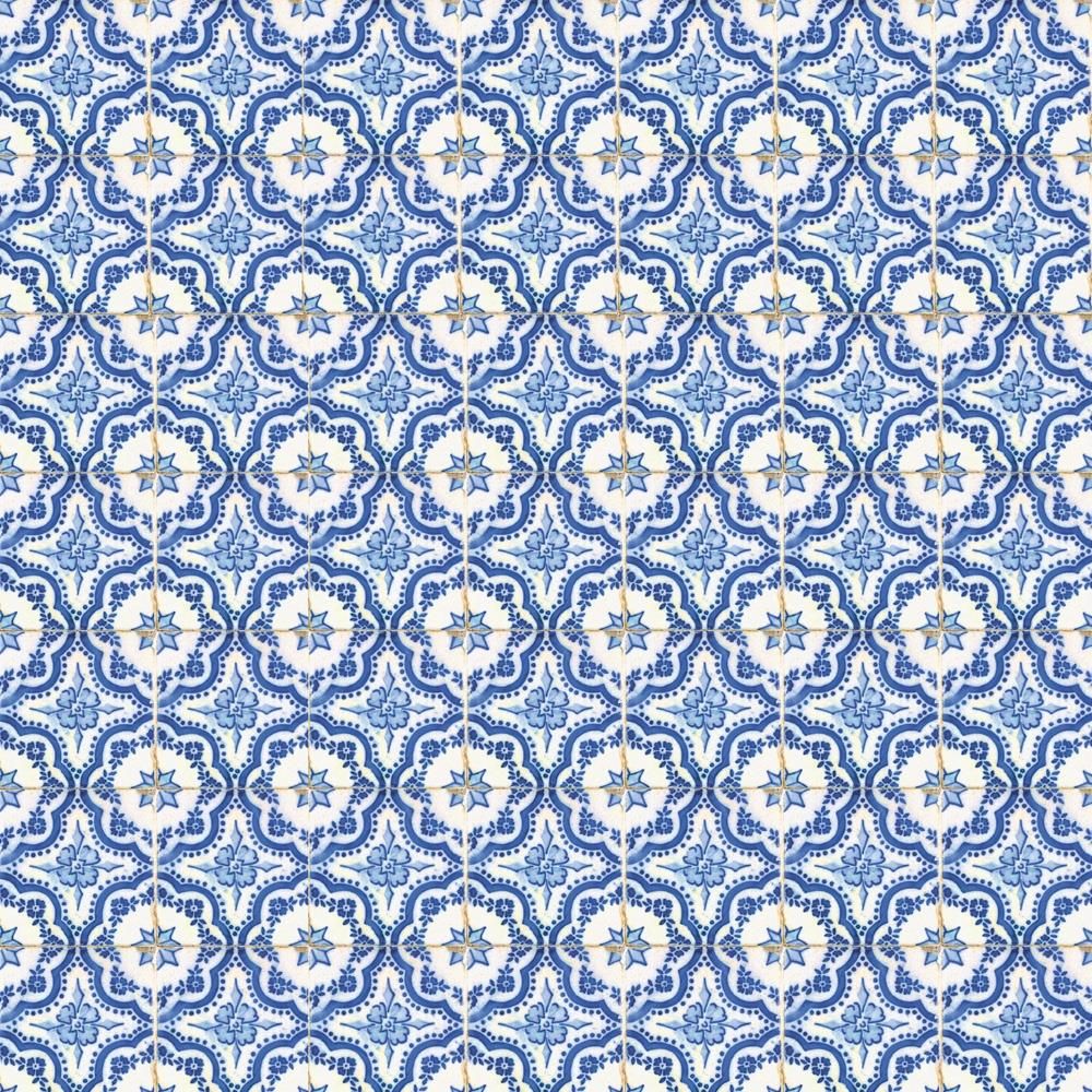 Crafter's Companion Mediterranean Dreams 6 x 6 Paper Pad med-pad6 Blue and White Tile