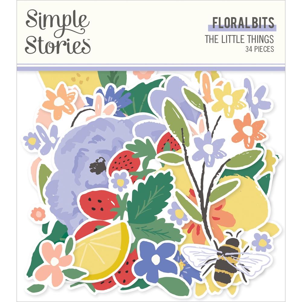 Simple Stories The Little Things Floral Bits And Pieces 20220