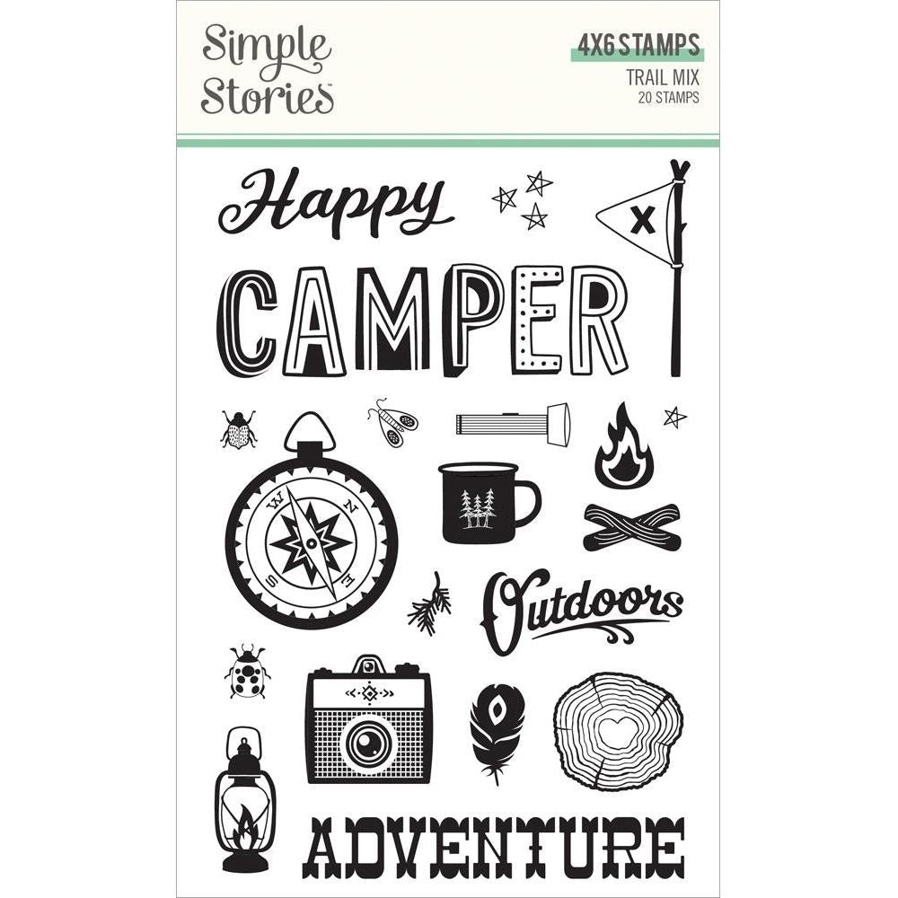 Simple Stories Trail Mix Clear Stamps 20316