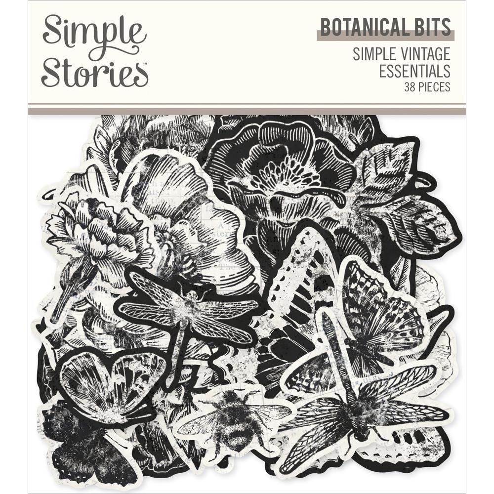 Simple Stories Vintage Essentials Botanical Bits And Pieces 20418