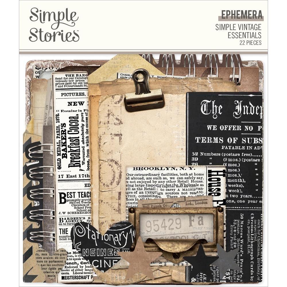 Simple Stories Vintage Essentials Ephemera 20419