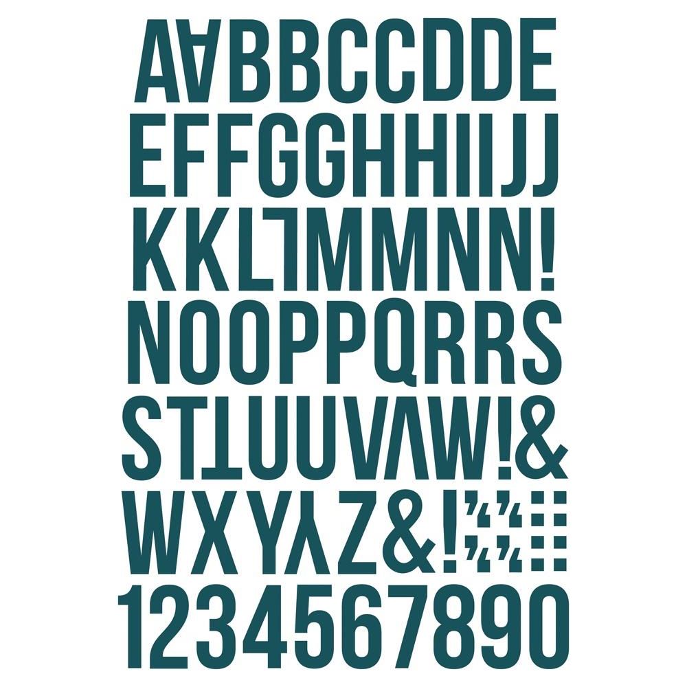 Bold letter stickers, Alphabet stickers, vinyl letters