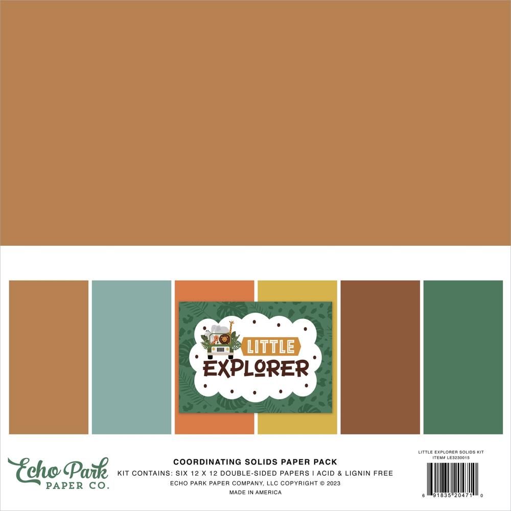 Let's Create: Light Green / Gold 12x12 Coordinating Solid - Echo