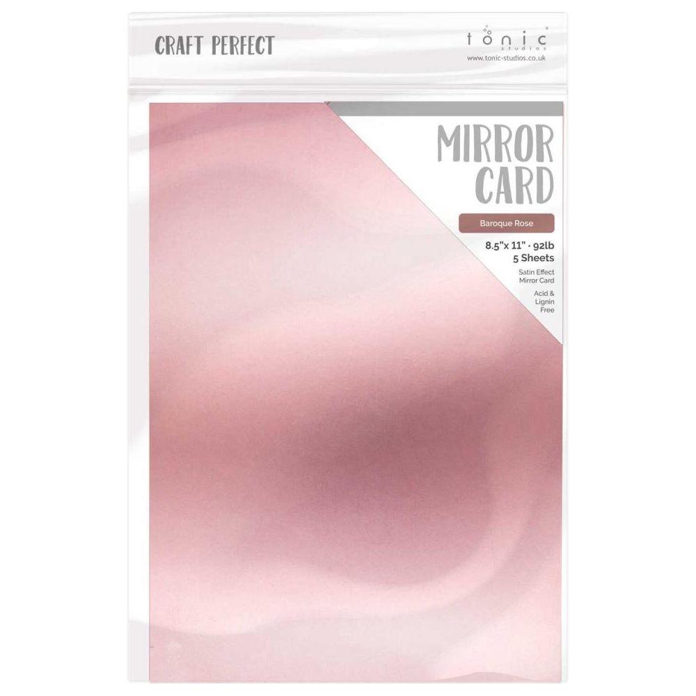 Tonic Baroque Rose 8.5 x 11 Mirror Card Satin Cardstock 8850e