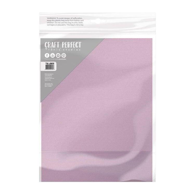 Tonic Gleaming Lilac 8.5 x 11 Pearlescent Cardstock 9534e back of pack