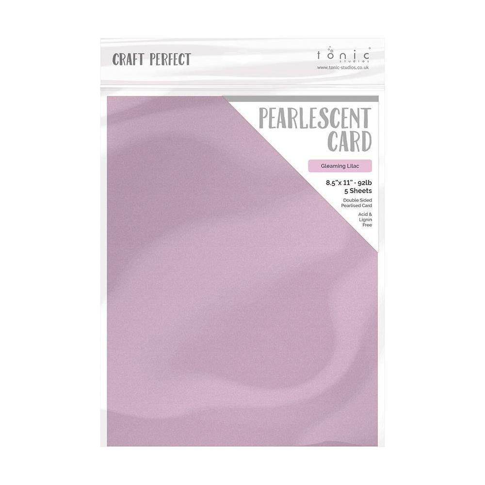 Tonic Gleaming Lilac 8.5 x 11 Pearlescent Cardstock 9534e