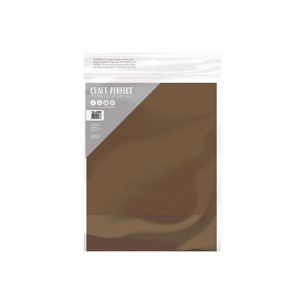 Tonic Glazed Chestnut 8.5 x 11 Pearlescent Cardstock 9537e back of pack