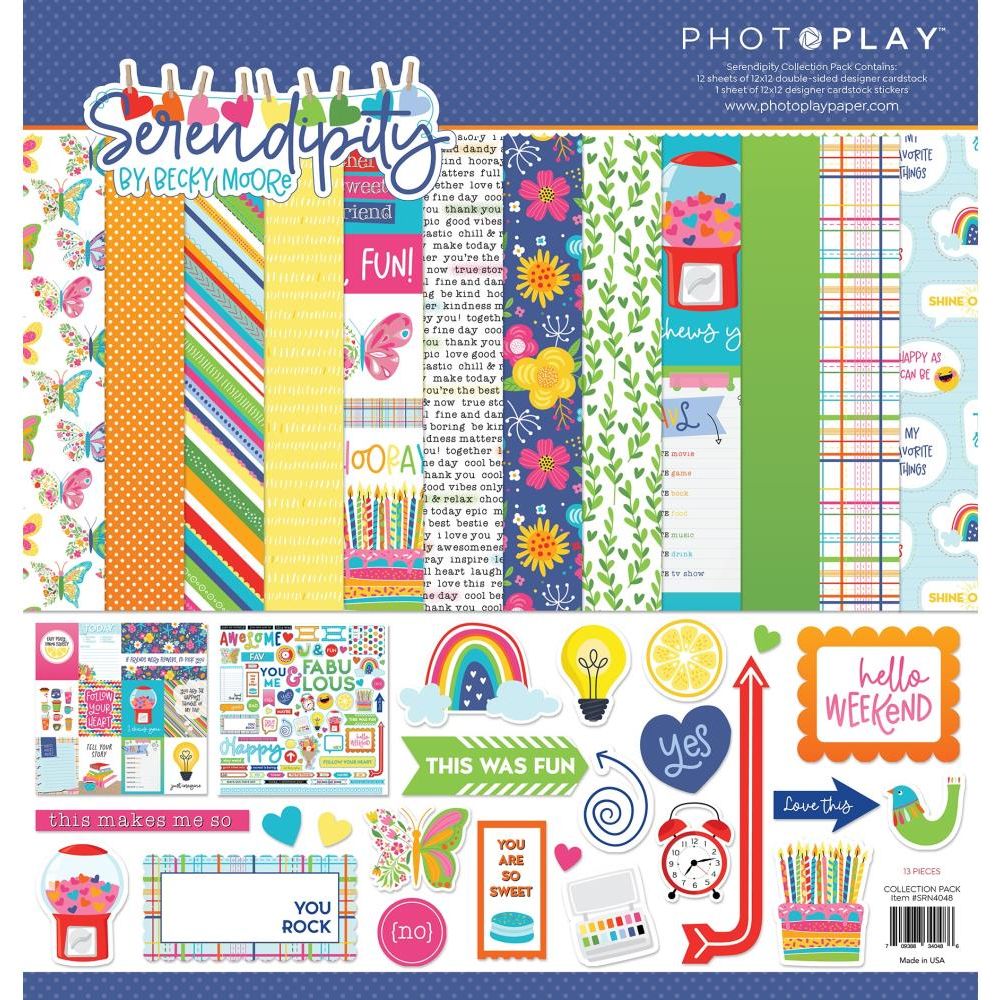 Travelogue Collection 12 x 12 Scrapbook Sticker Sheet by Photo Play Paper