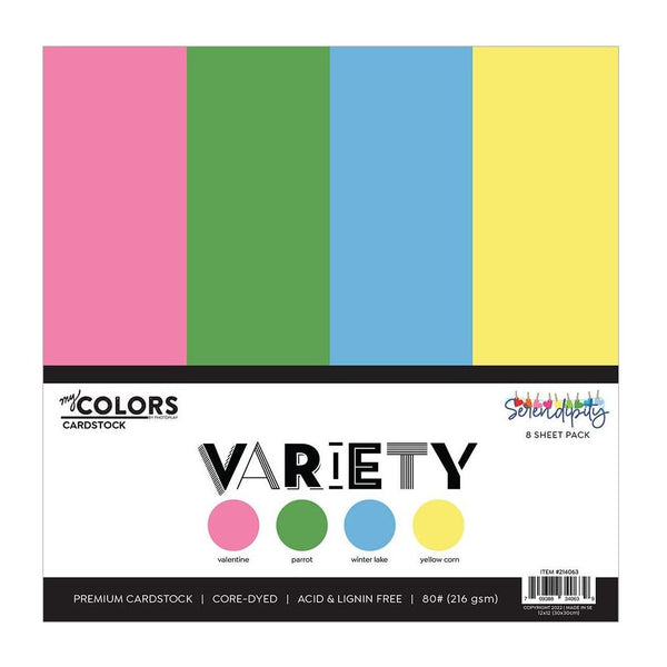 My Colors Cardstock 12x12 Cardstock Assortment Pack Holiday