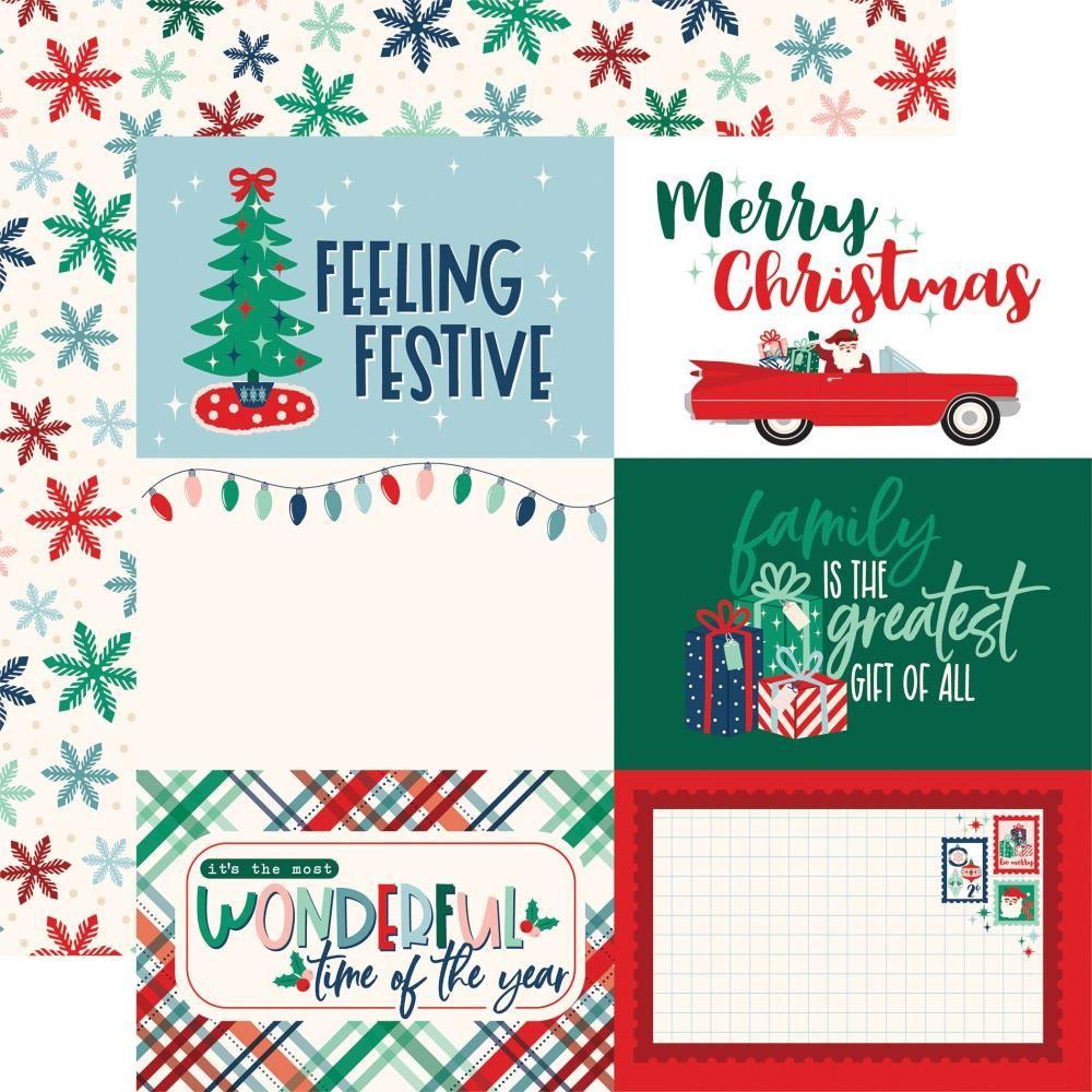 Echo Park Happy Holidays 12 x 12 Mega Bundle hph327050 Journaling Cards