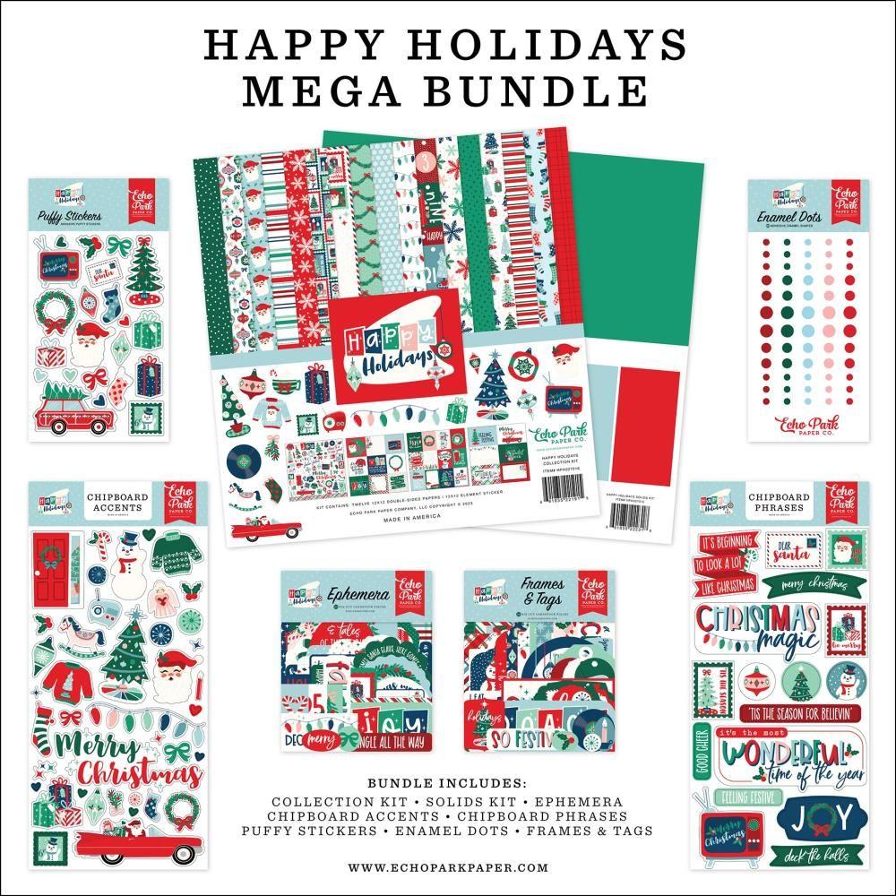 Echo Park Happy Holidays 12 x 12 Mega Bundle hph327050