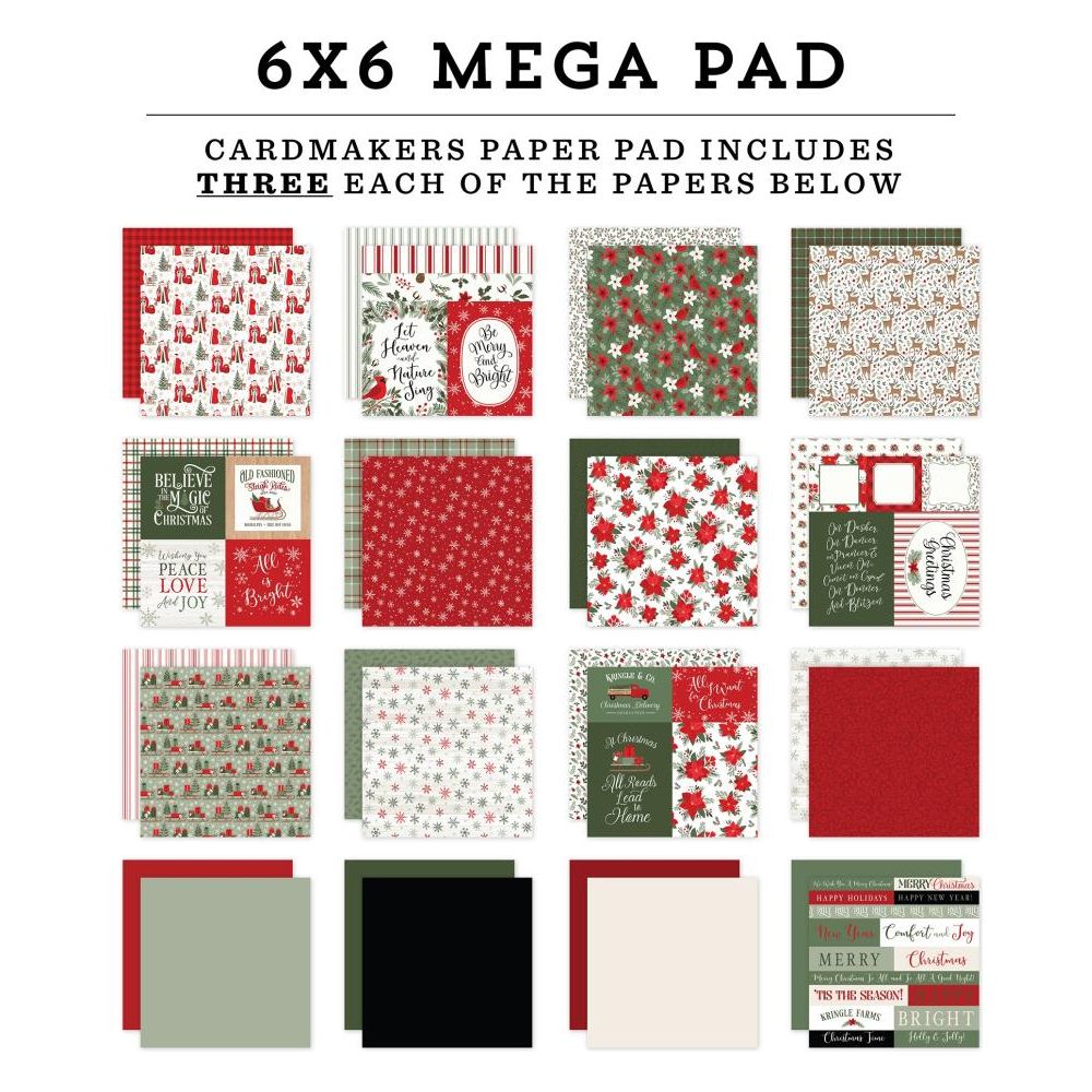 Christmas Time 6x6 Paper Pad