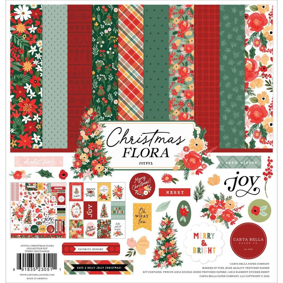 Carta Bella Collection Kit 12X12-White Christmas