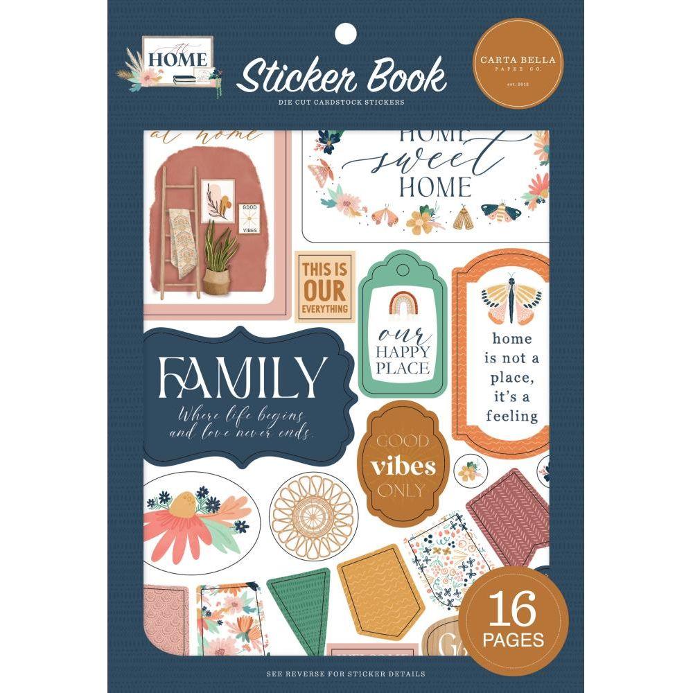 Carta Bella At Home Sticker Book cbah339029 outer packaging