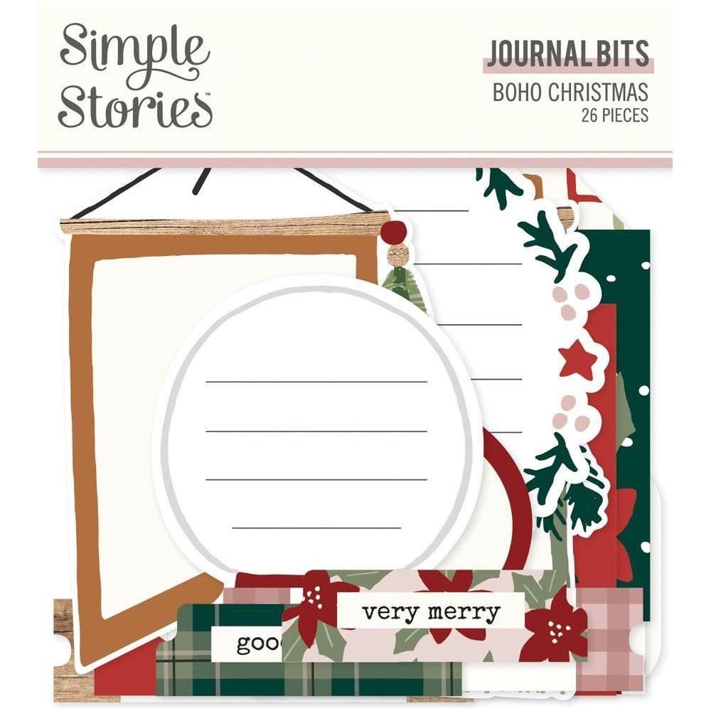 Simple Stories Boho Christmas Journal Bits And Pieces 20619