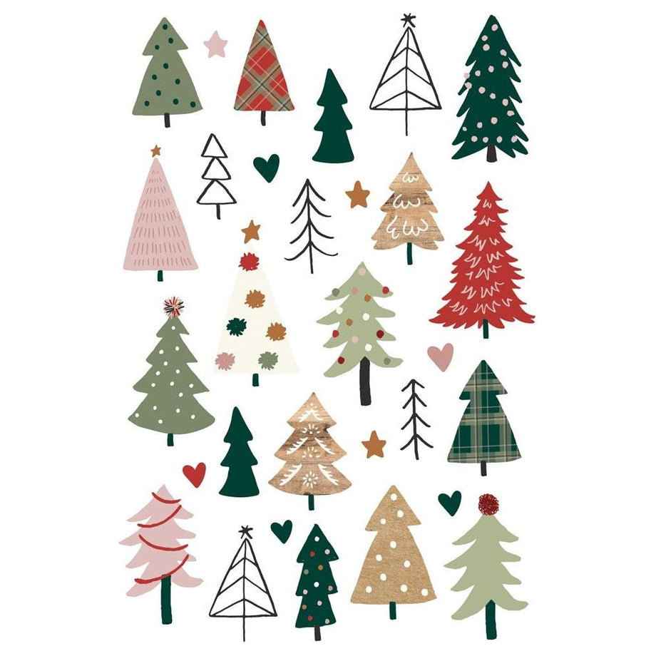 Simple Stories Boho Christmas 12 x 12 Cardstock Stickers