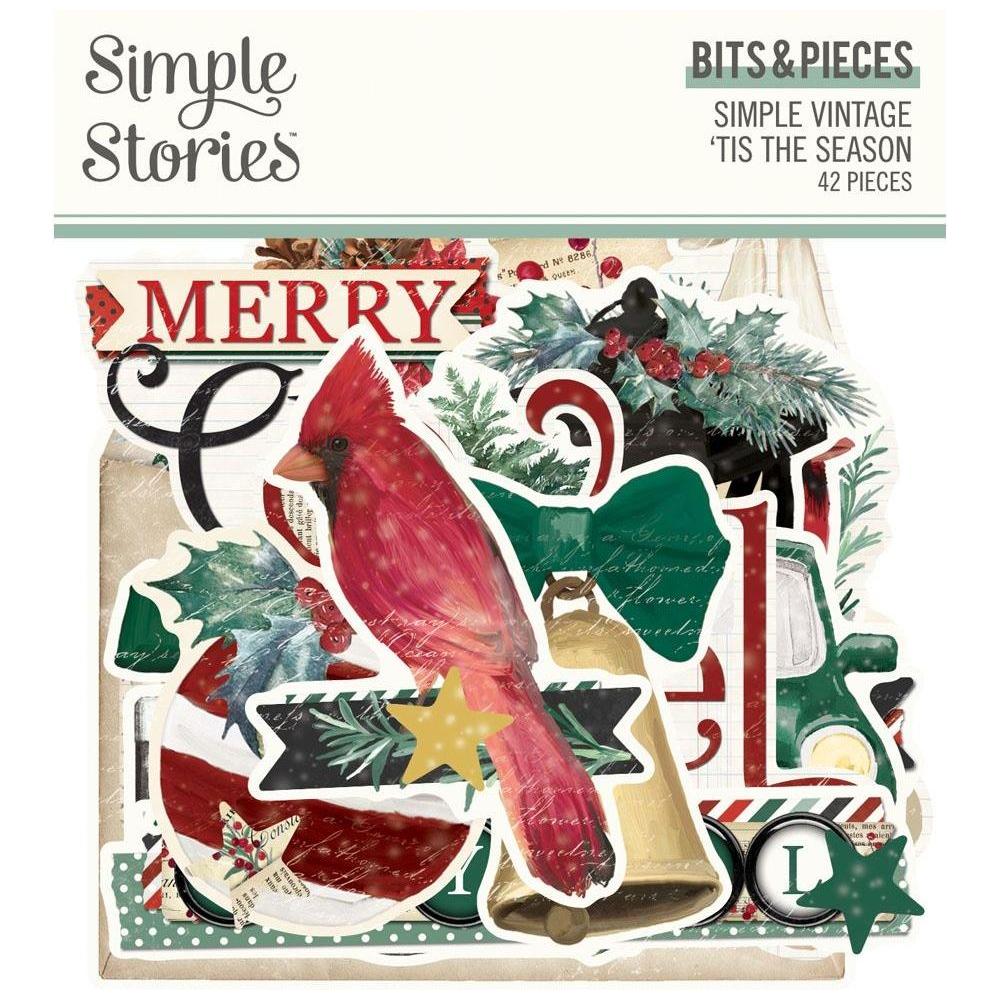 Simple Stories Vintage 'Tis The Season Bits And Pieces 20722