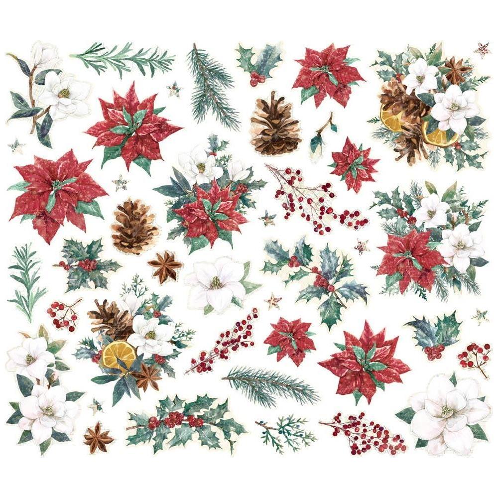 Simple Stories 'Tis The Season Floral Bits And Pieces 20723 Detailed Product View