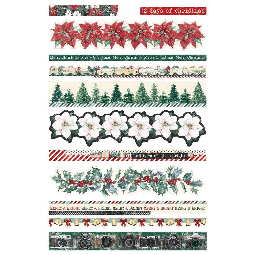 Simple Stories 'Tis The Season Sticker Book 20725 Holiday Border Stickers