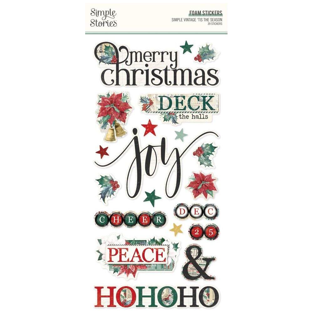 Simple Stories 'Tis The Season Foam Stickers 20728