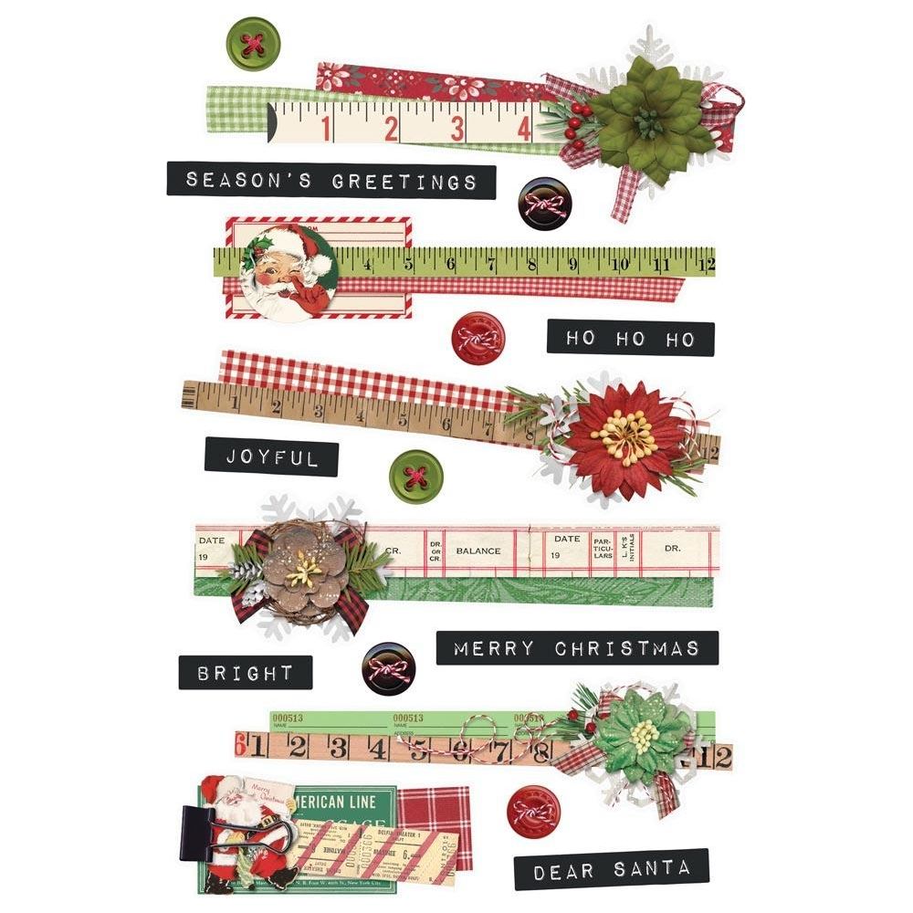 Simple Stories - Simple Vintage Dear Santa - Sticker Book