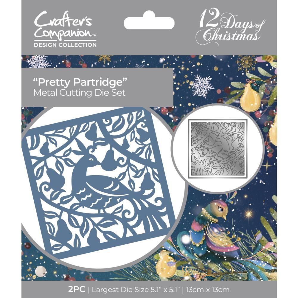 Crafter's Companion Pretty Partridge Die Set tdc-md-cad-pp