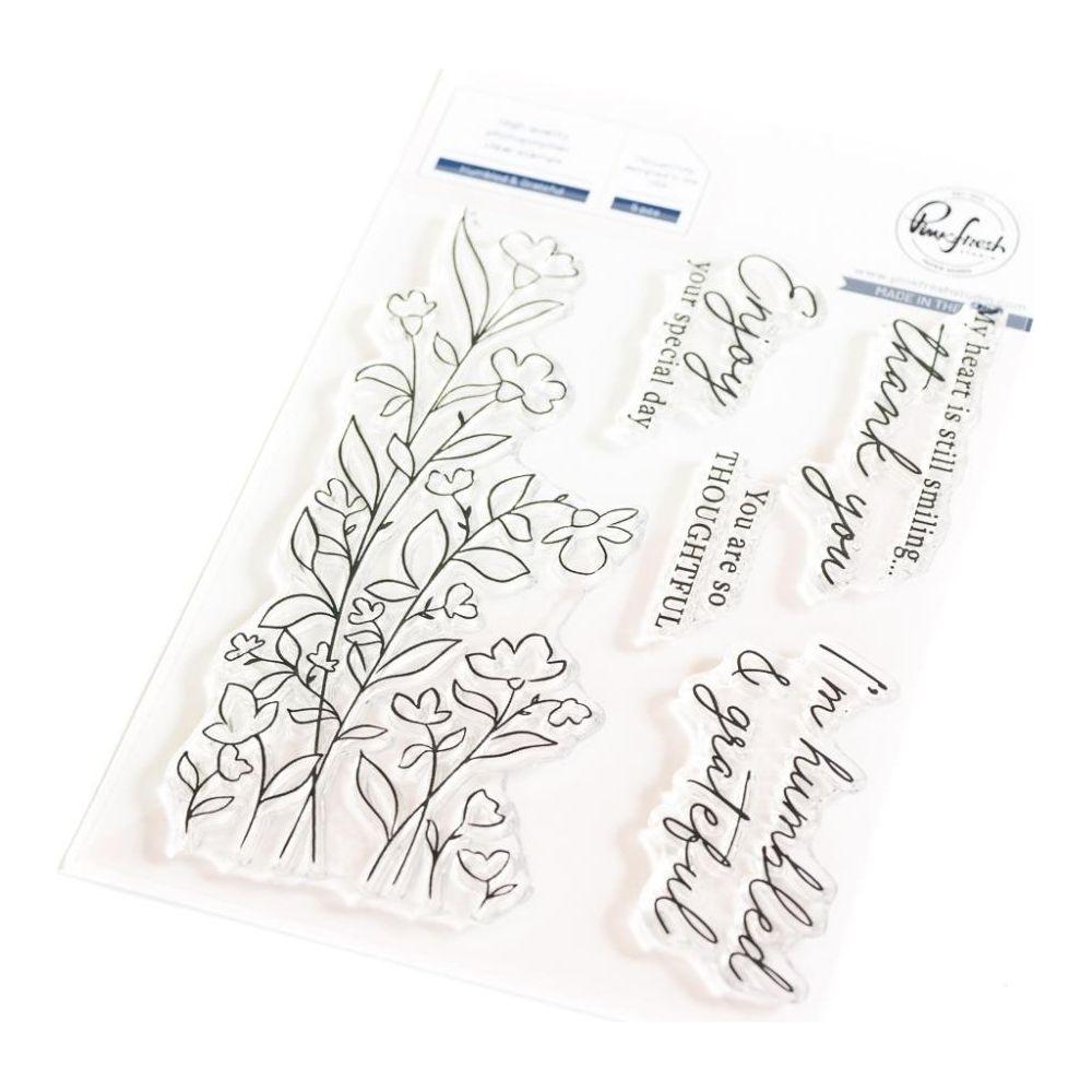 PinkFresh Studio Humbled And Grateful Clear Stamp Set 206623