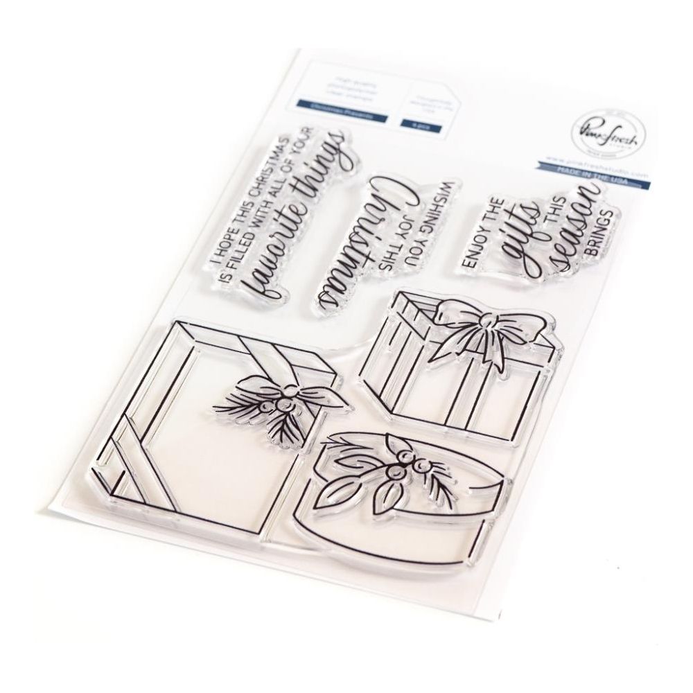 PinkFresh Studio Christmas Presents Clear Stamp Set 210123