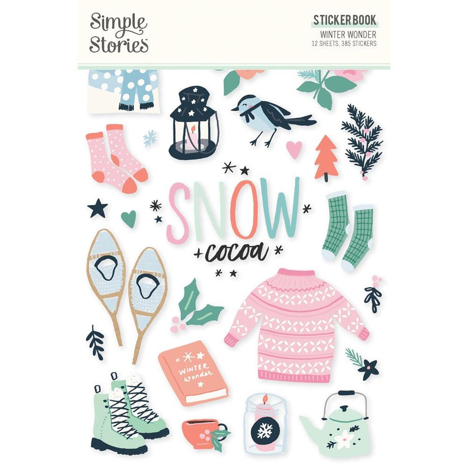 Simple Stories Winter Wonder 12 x 12 Cardstock Stickers