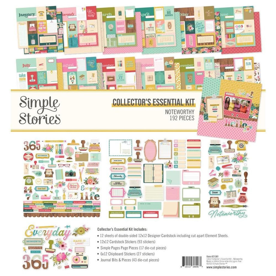 Simple Stories 12x12 My Story Collector's Essential Kit