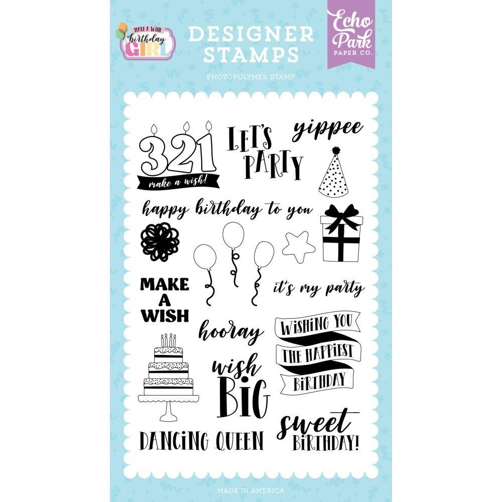 Echo Park Yippee Clear Stamp Set mwg349043