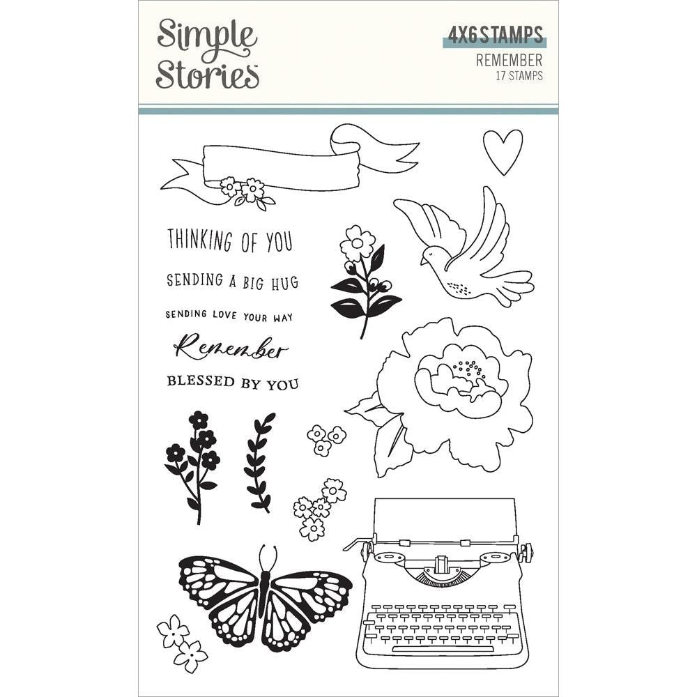 Simple Stories Remember Clear Stamps 21516