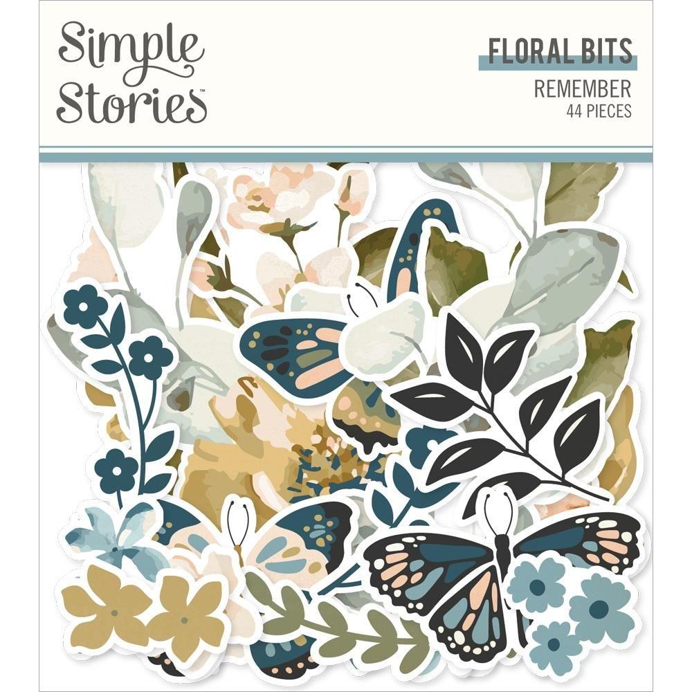 Simple Stories Remember Floral Bits And Pieces 21520