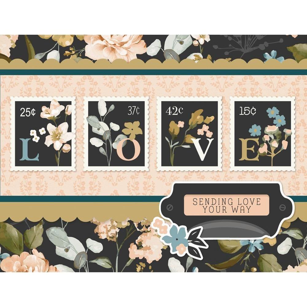 Simple Stories Remember Card Kit 21532 Love Stamps Card