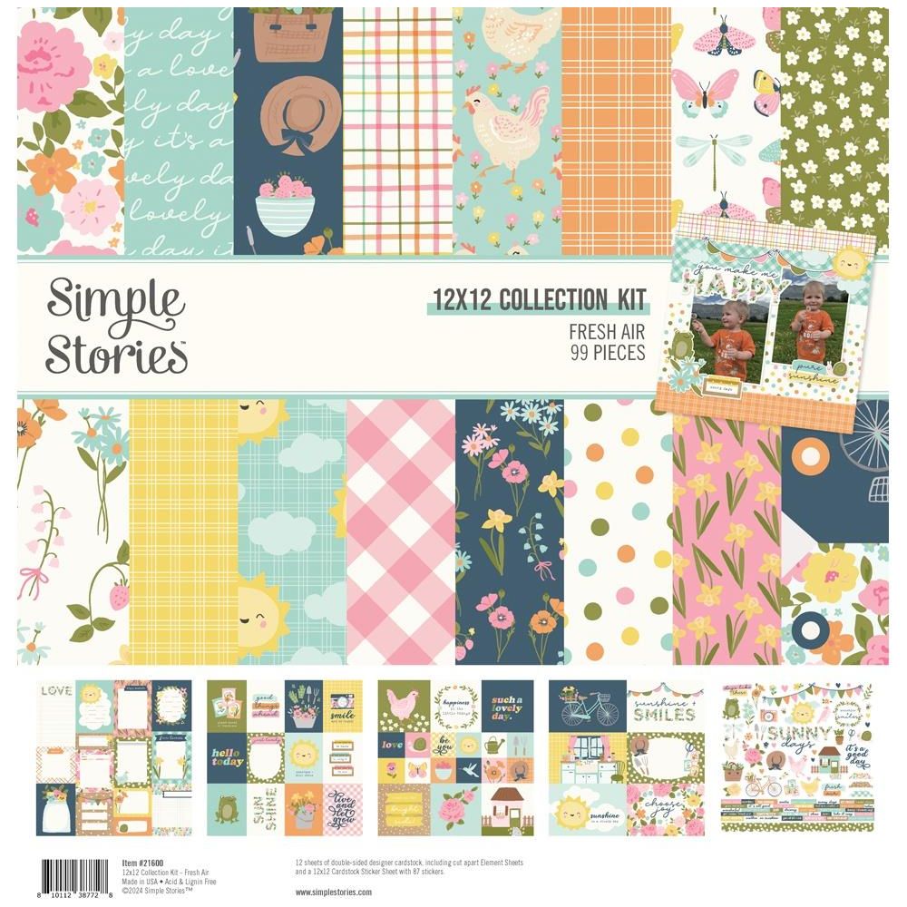 Simple Stories Fresh Air 12 x 12 Collection Kit 21600