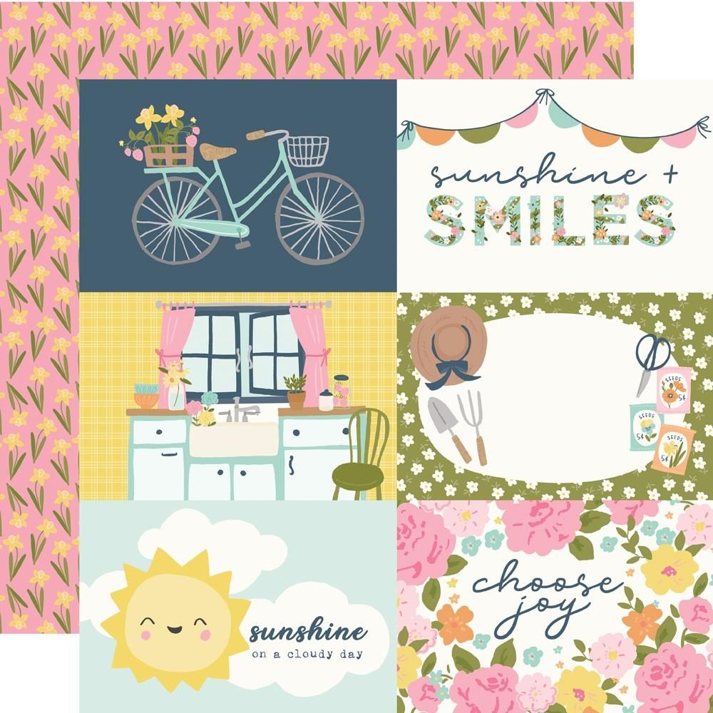 Simple Stories Fresh Air 12 x 12 Collection Kit 21600 4X6 Elements